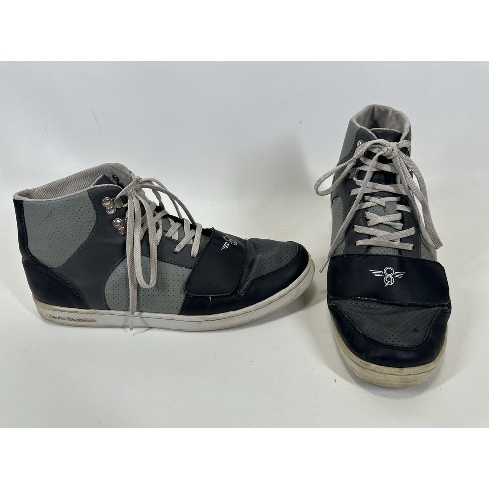 Creative Recreation Cesario High Top Shoes black Smoke Grey Mens Size 13